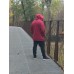 Худі Oversize бордовий Hi Mate